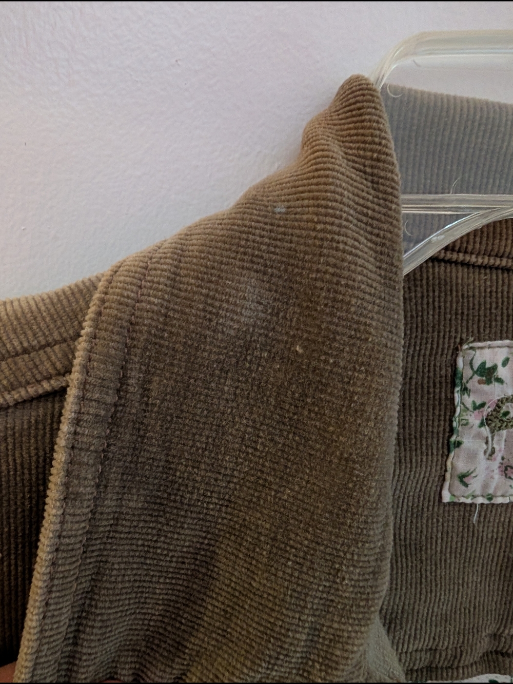 Plugg Olive Brown Corduroy Button-Front Jacket - Picture 4 of 10